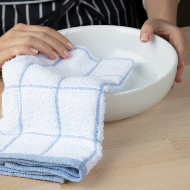 Cooks Linen Kitchen Towels - 12 Pack - 15x25