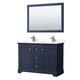 Option Dark Blue / Giotto Quartz Top / Brushed Gold