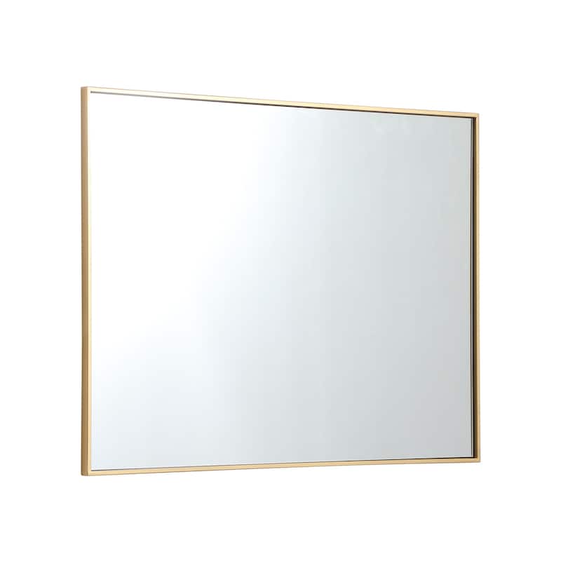 Elegant Lighting Eternity 30" x 40" Rectangular Beveled Metal Framed