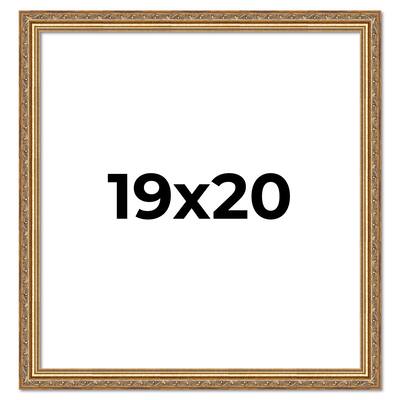 19x20 Frame Red Solid Wood Picture Frame Width 1.75 Inches | Interior Frame Depth 1 13/16 Inches
