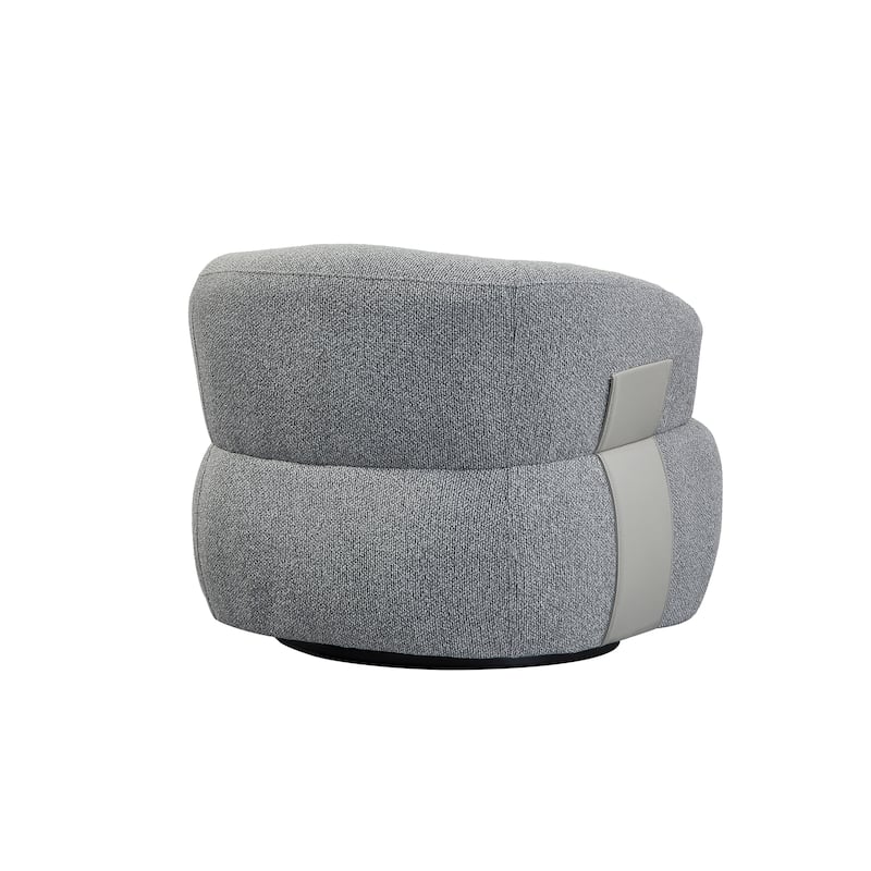 Kieon 33"W 360 Swivel Modern Barrel Chair Accent Chair Set of 2