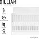 preview thumbnail 4 of 3, Dream On Me Dillian 5-in-1 Convertible Crib, JPMA & Greenguard Gold Certified - White