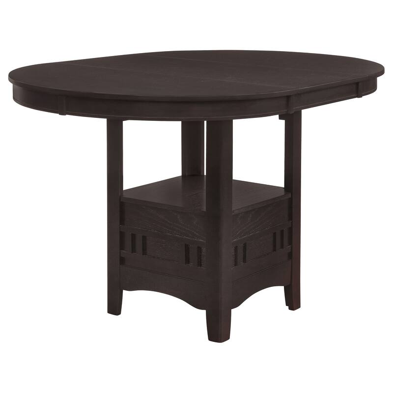 Coaster Furniture Lavon Oval Counter Height Table Brown - 42.00'' - 60.00'' x 42.00'' x 36.25''