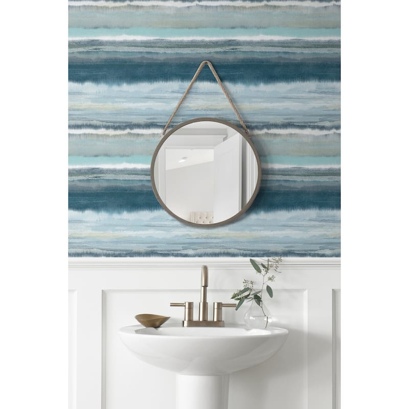 Seabrook Designs Crestview Watercolor Unpasted Wallpaper