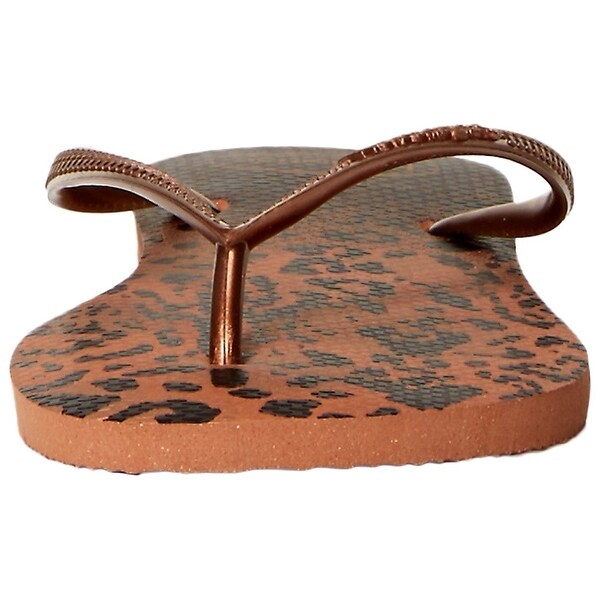 women's animal flip flops