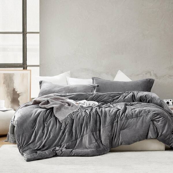 Oversized Comforter Set - Forbidden Gray - King