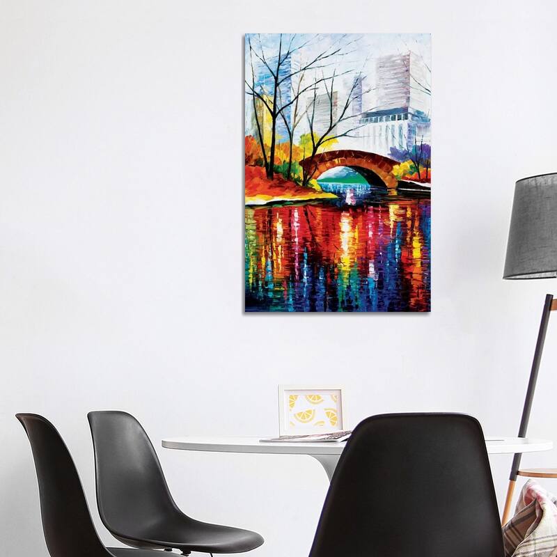 iCanvas "Central Park - New York" by Leonid Afremov Canvas Print - 40x26x1.5