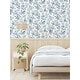preview thumbnail 3 of 6, Fine Decor Elspeth Blue Floral Trail Wallpaper