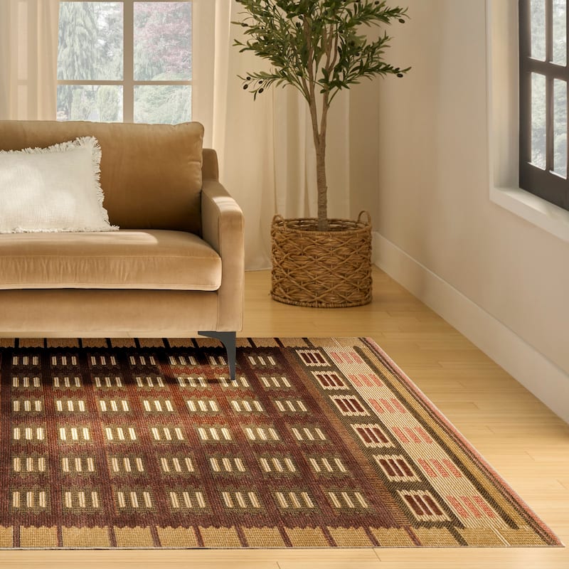 Nourison Nordic Indoor only Geometric Area Rug