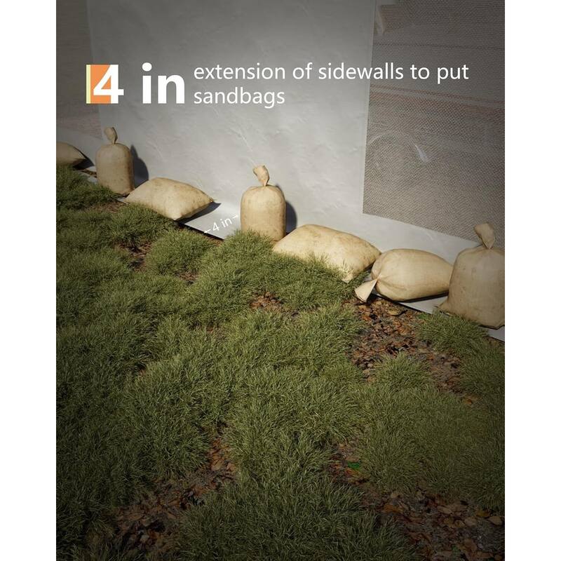 13x25 Ft Carport with 2 Roll-Up Doors, and 4 Windows for Bass Boats, Tractors, and SUVs - 13X25 Ft