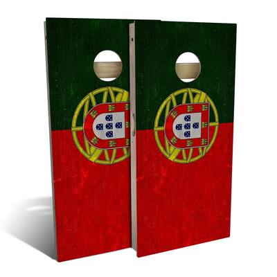 Portugal Flag Outdoor Cornhole Board Set