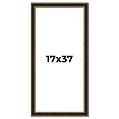 17x37 Frame Gold Antique Vintage Sold Wood Picture Frame | 1.75 Inch