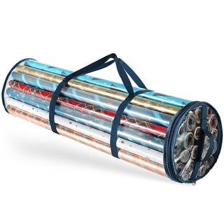 StorageBud Tear Proof Gift Wrapping Paper Storage Container - Premium Christmas Wrapping Paper Holder