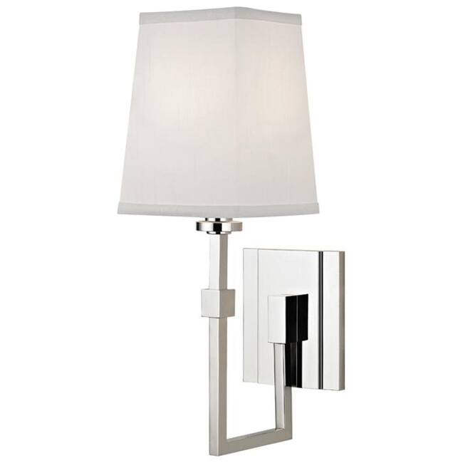 Hudson Valley Lighting Fletcher Single Light 15" Tall Wall Sconce - Polished Nickel