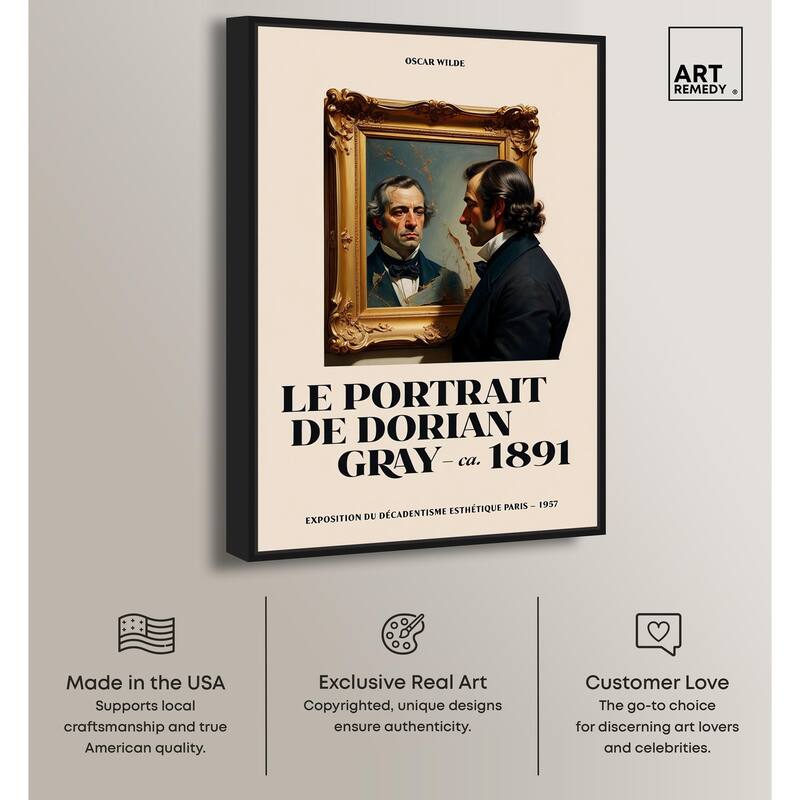 Decadent World of Dorian Gray Canvas by Art Remedy