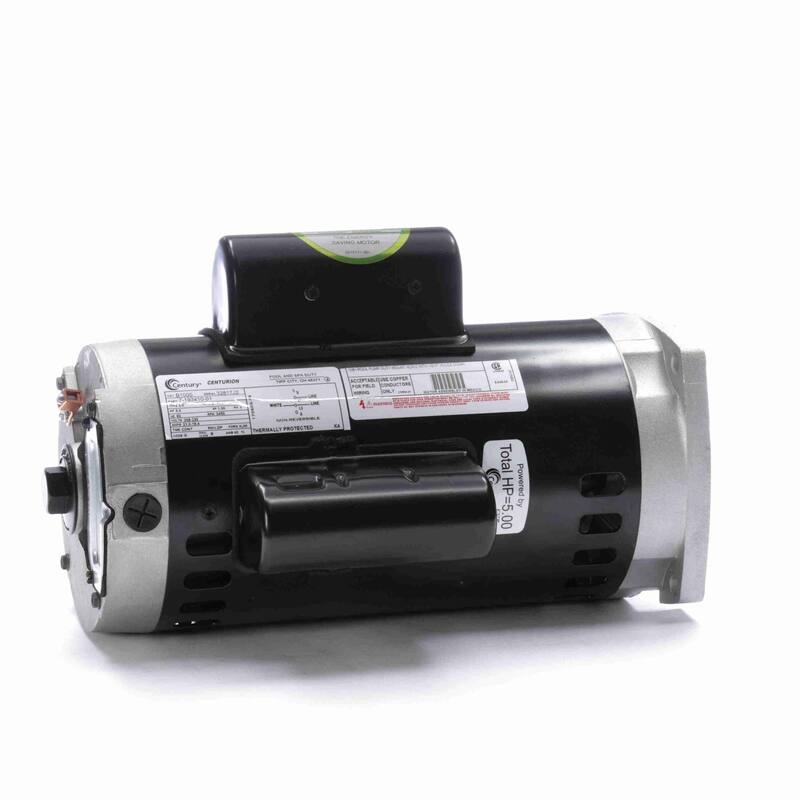 5 HP Square Flange Full Rated Pool Pump Motor, 1 SF