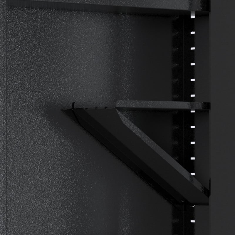 Black In Wall Gun Safes with Digital Keypad