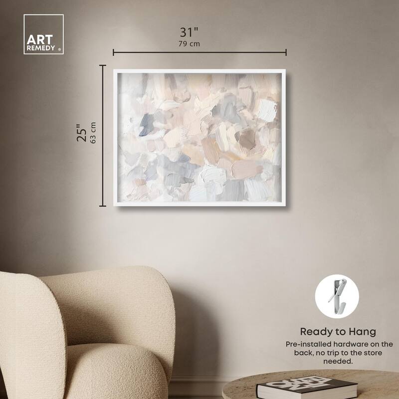 Soft Colors Fade I Shadowbox by Art Remedy