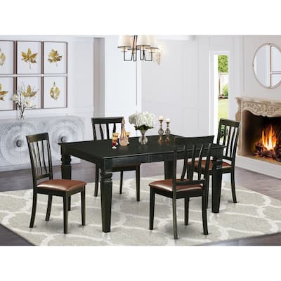 Dinette Table Set with Chairs - Kitchen Dining Room Table Set - 7 Piece Set
