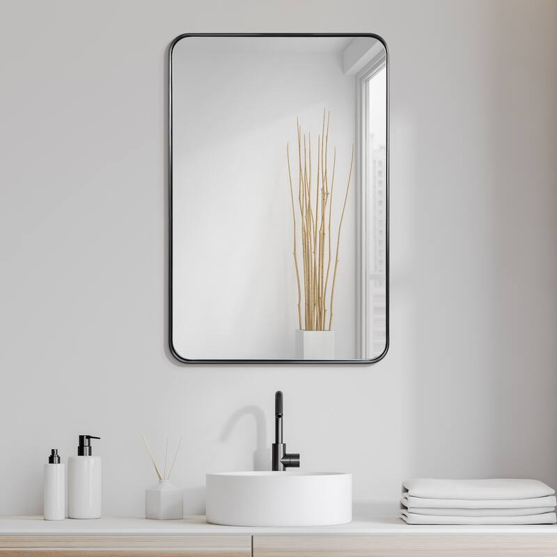 Ultra Stainless Steel Rectangular Wall Mirror