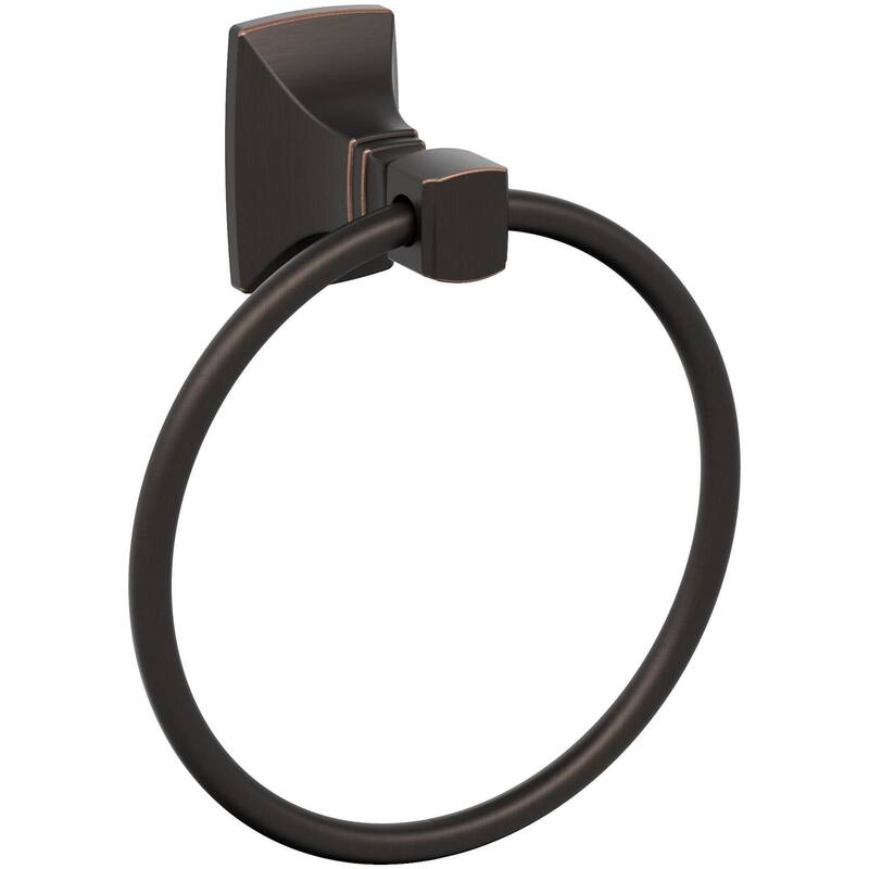 Amerock Highland Ridge 7-7/16" Wall Mounted Towel Ring - Oil Rubbed Bronze