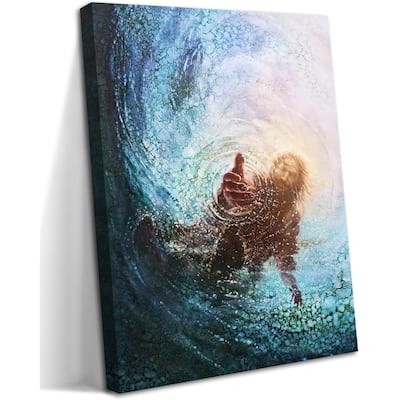 Jesus Christian Wall Art, Hand of God Canvas Paintings