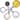 YBM Home 5-Piece Stainless Steel Stackable Measuring Spoons