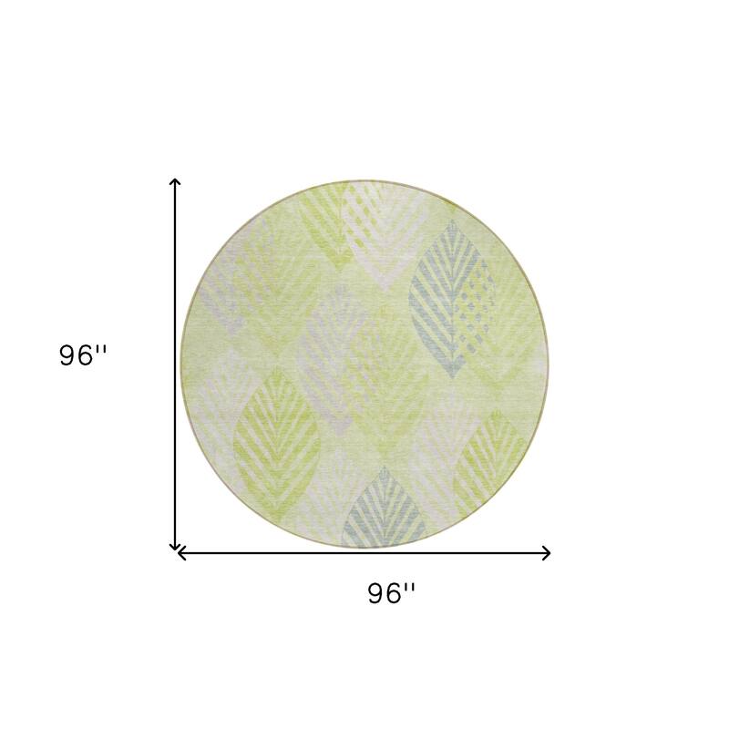 HomeRoots Floral Transitional Rectangle Outdoor Rug