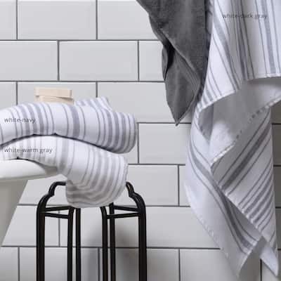 Stripe Gauze Bath Sheet