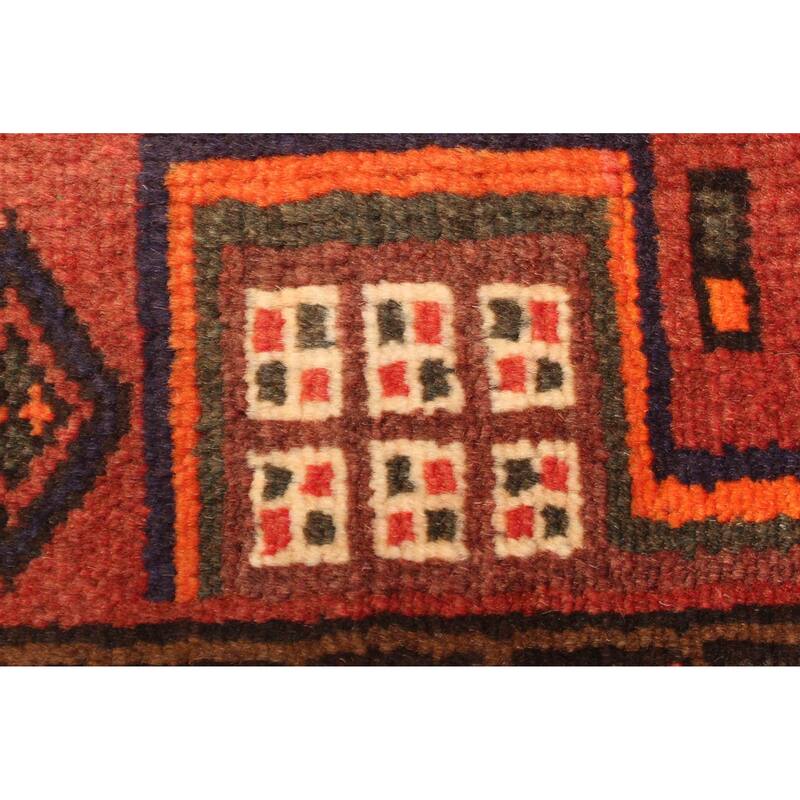 ECARPETGALLERY Hand-knotted Andelz Dark Red Wool Rug - 4'0 x 5'10