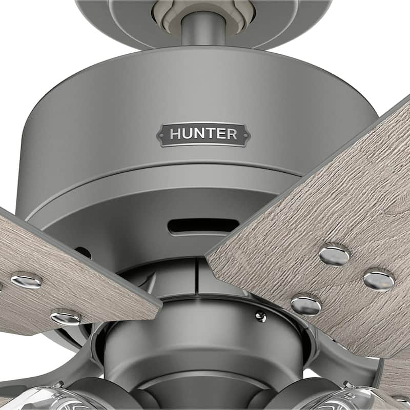 Hunter 44" Sencillo Ceiling Fan with LED Light Kit and Pull Chain