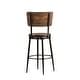 preview thumbnail 10 of 32, Hillsdale Furniture Jennings Wood and Metal Swivel Stool