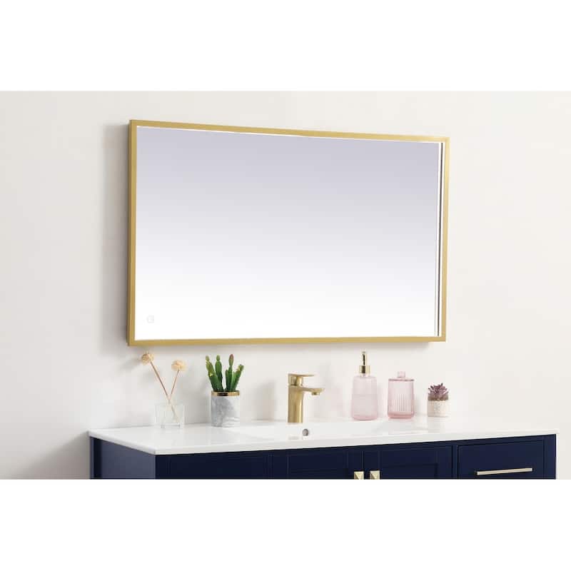 Indigo Home 24x40 inch LED mirror with adjustable color temperature