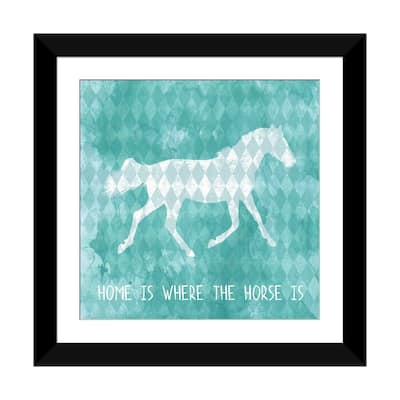 iCanvas "Horse Silhouette II" by Erin Clark
