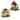 Woodland House Angled Roof, Set of 2
