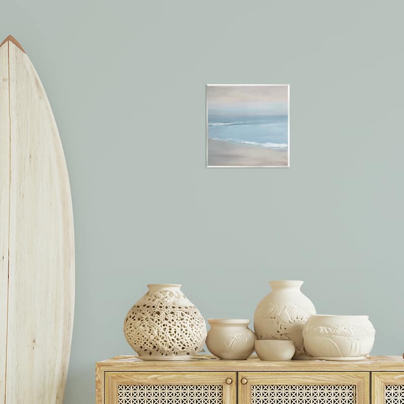 Stupell Coalescing Ocean & Shore Wall Plaque Art Design By Carol Robinson