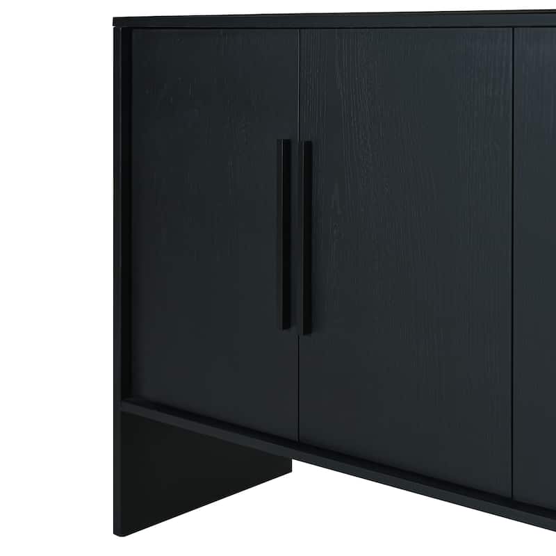 4-Door Large Storage Retro Sideboard