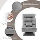 preview thumbnail 9 of 28, Costway 360° Swivel Floor Chair 5-Level Adjustable Lazy Chair w/ - See Details
