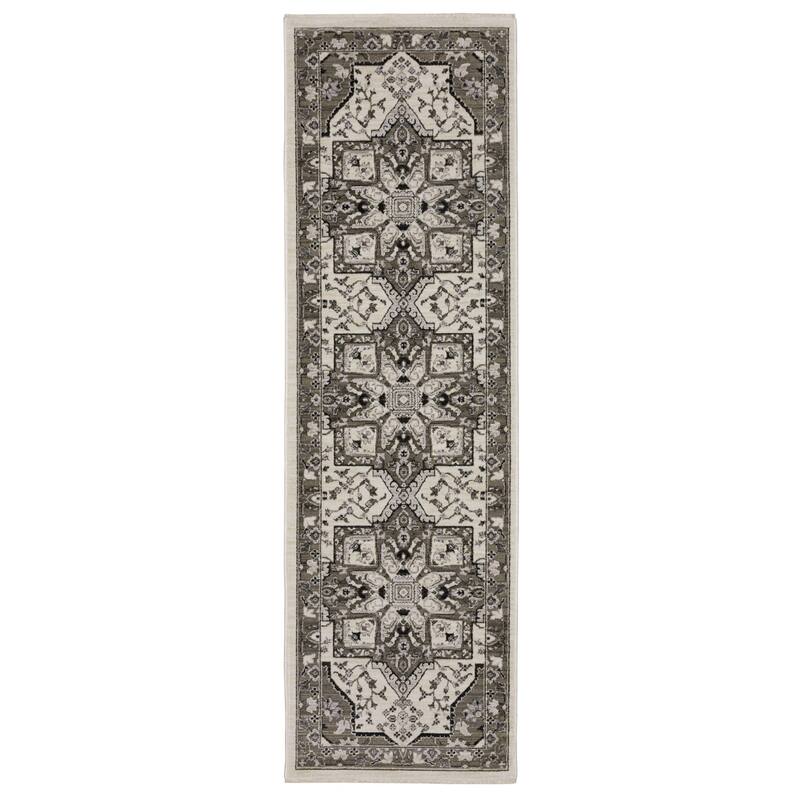 HomeRootsMedallion Traditional Runner Area Rug