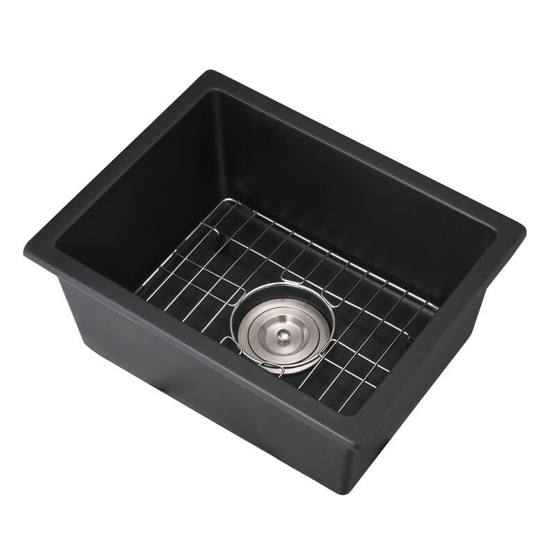 Undermount Bar Sink With Basket Strainer