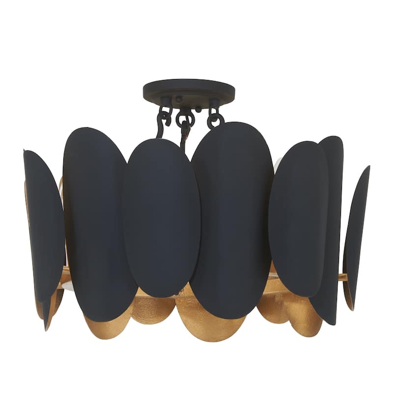 Minka Lavery 1417 Vailen 7 Light 20" Wide Semi-Flush Ceiling Fixture