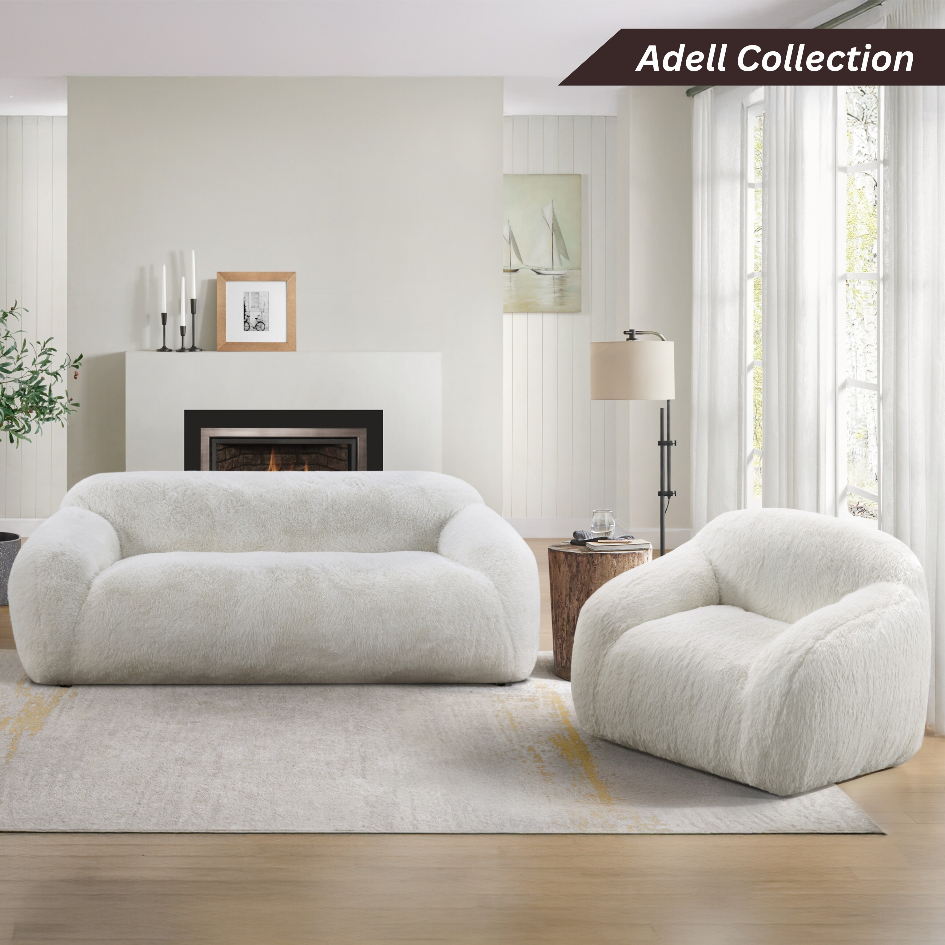 Roundhill Furniture Adell Sofa - Thumbnail 5