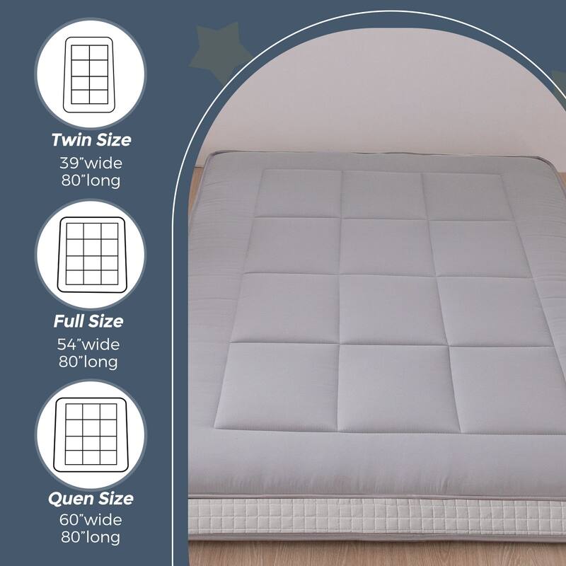 6-inch Thick Padded Floor Futon Mattress
