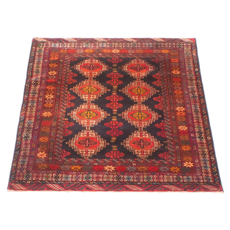 Teimani Black Rug 3'0" x 4'2" - 3'0 x 4'2