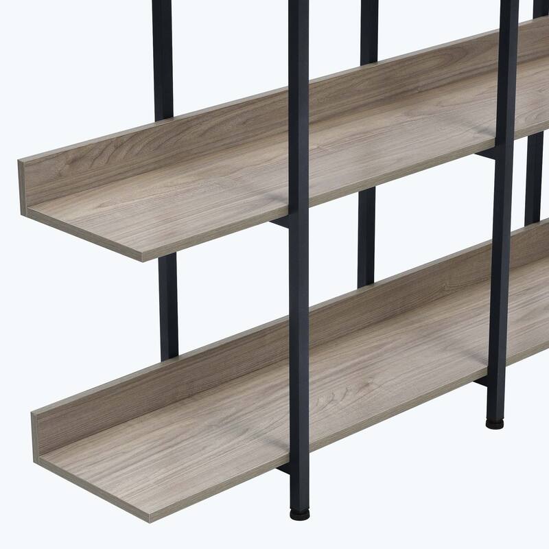 5 Tier Bookcase Home Office Open Bookshelf