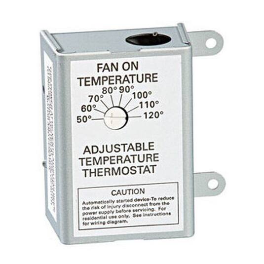 Shop Air Vent 58033 Adjustable Temperature Thermostat Single Speed Overstock 12521113