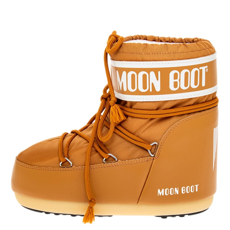 Moon Boot Icon Low Nylon Boots - Cognac