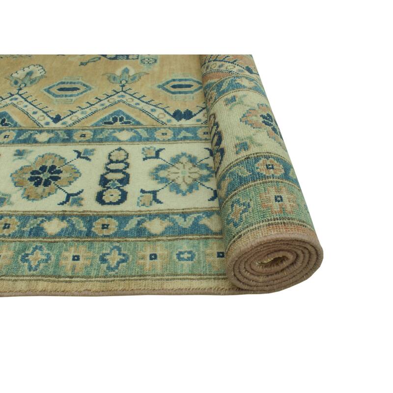 Noori Rug Kazak Ardelle Rust/Ivory Rug - 6'6" x 9'9"