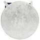 preview thumbnail 4 of 6, SAFAVIEH 30 -inch Kenzie Silver Dipped Navy / Silver Barstool - 13.5" x 13.5" x 30"