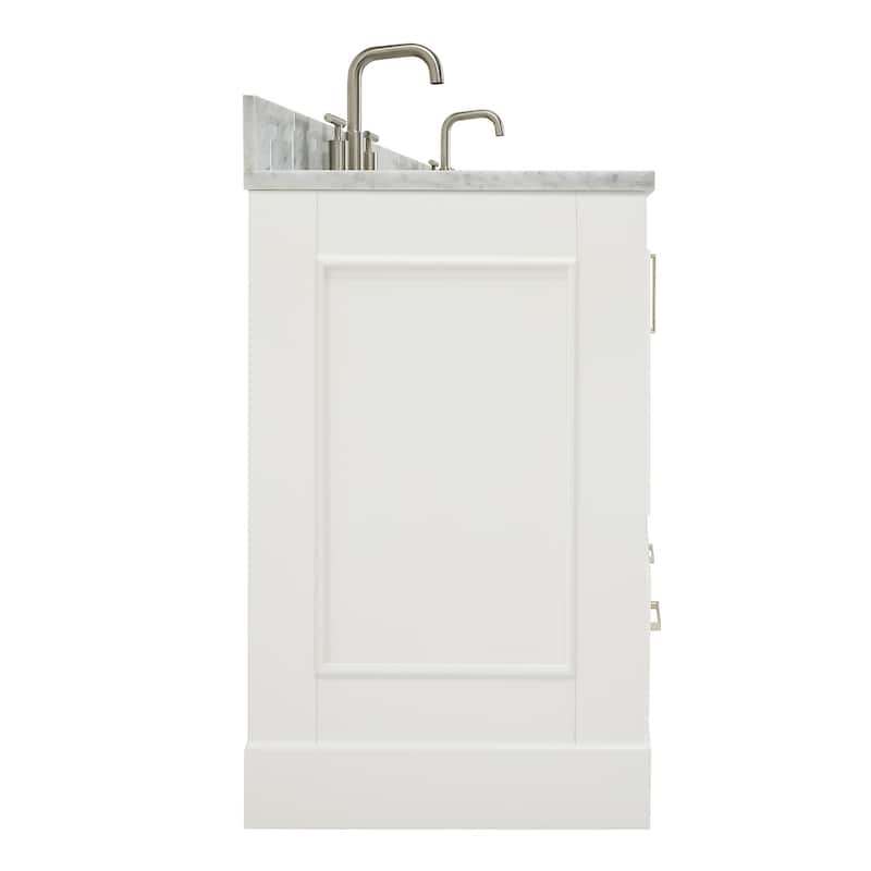 Ariel M061DCW2RVO Stafford 61" Free Standing Double Basin Vanity Set